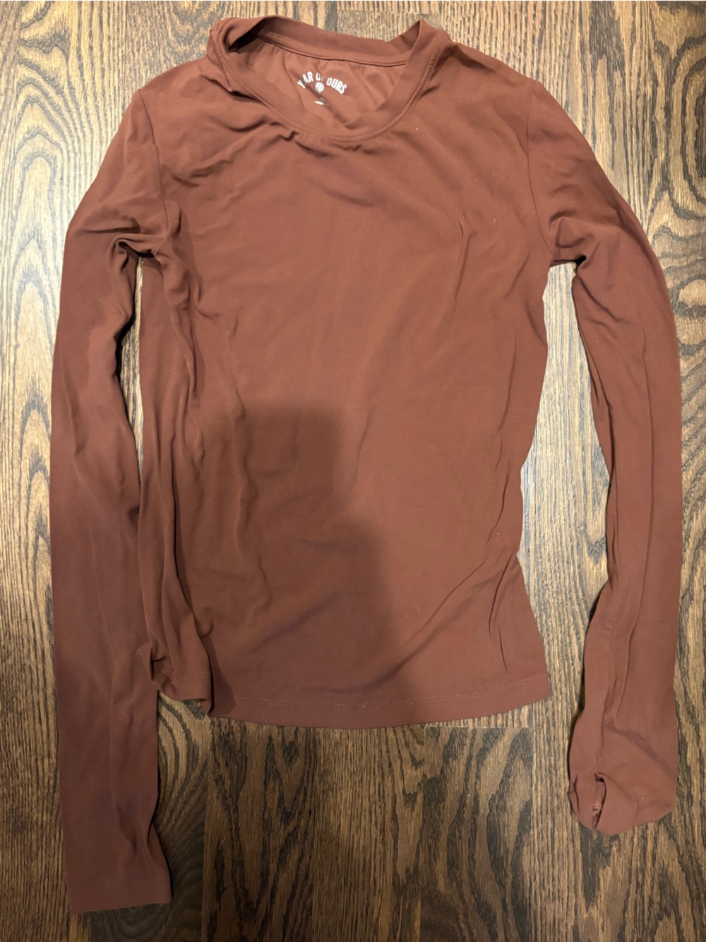 Year of Ours brown L/S top size XS